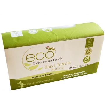 Eco Sugarcane Slimfold Hand Towels