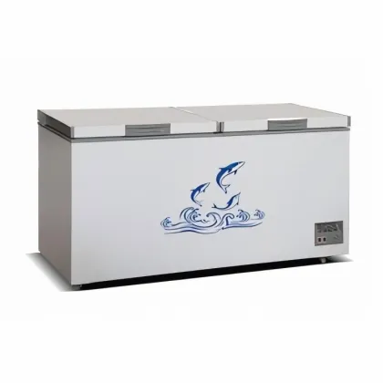 White Horizontal Small Household Freezer Deep Chest Freezer