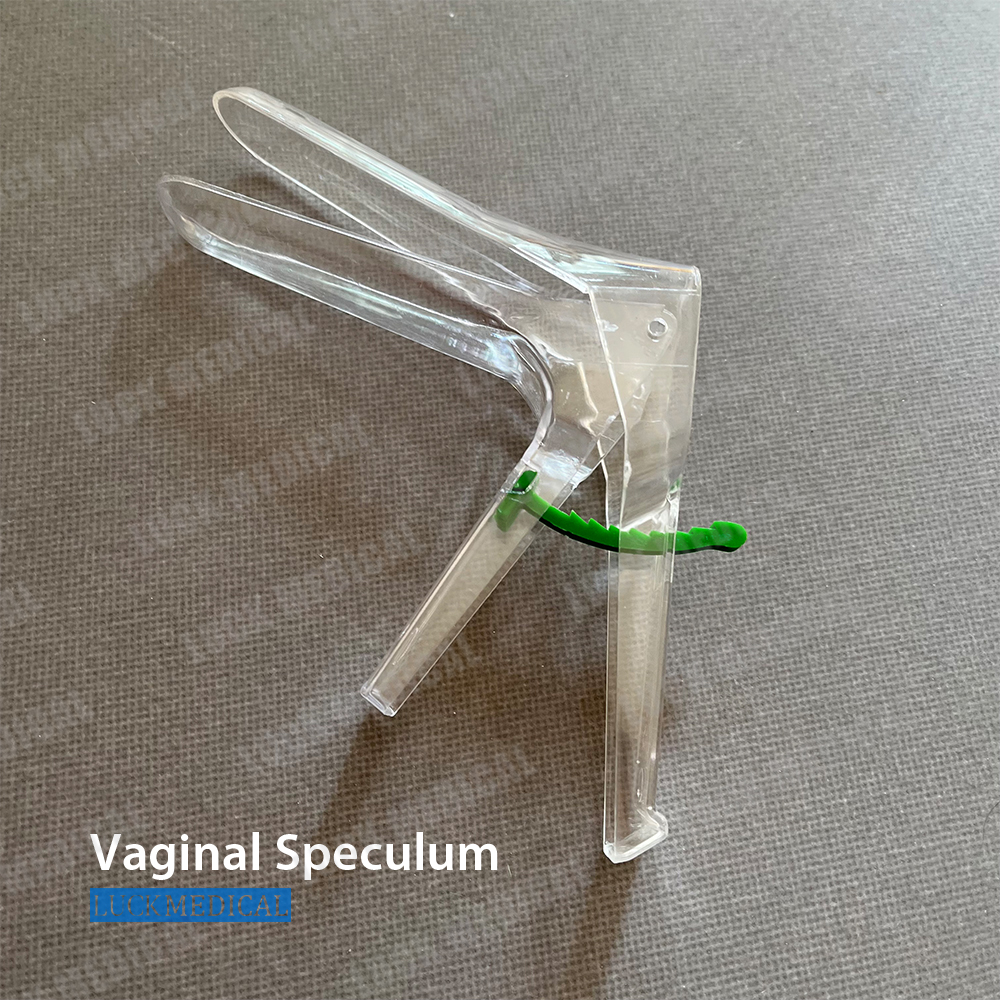 Dilatador de especulum vaginal dispositable médico