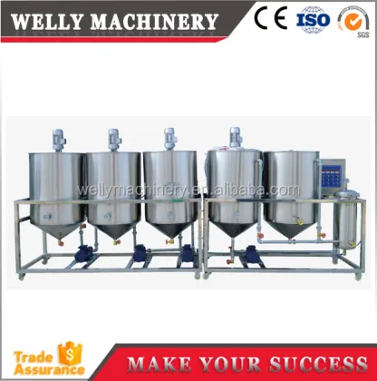 Factory Price Small Scale Palm Oil Refining Machinery for Sale