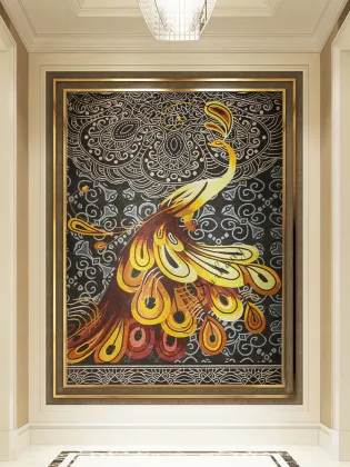 Mosaic tile murals picture animals art design for phoenix