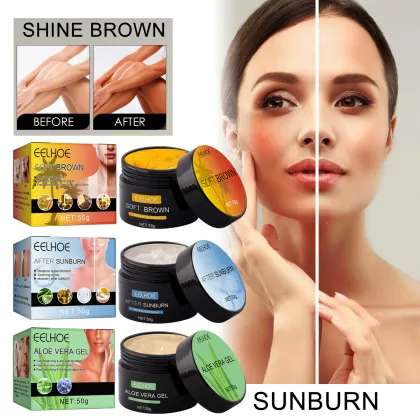 OEM/ODM Private Label Natural Dark Tanning Cream and Gel for Sunbeds