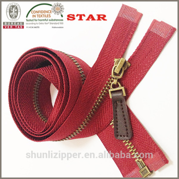 swiss teeth metal zipper