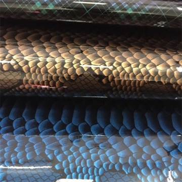 Shiny Snake Mirror Surface Leather voor het maken van tassen