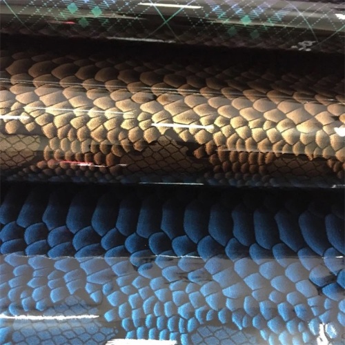 Shiny Snake Mirror Surface Leather for Making Bags