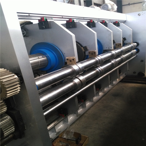 automatic four colors flexo printer slotter die cutter