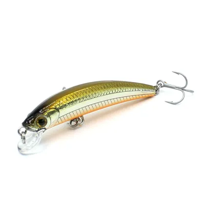 AOCLU Slim Body Sinking Minnow Jerk Bait with VMC Hook