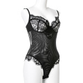 Customed Double Mesh hochwertige Wimpernspitze Bodysuit