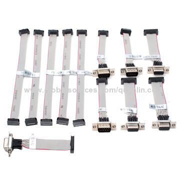 UL 2651 ribbon wire cable harness with connector