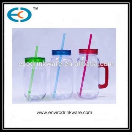 plastic mason jar