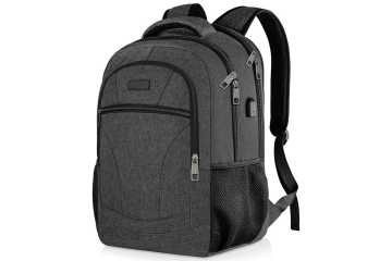 HAOQI Water Resistant Backpack with USB Charging Port