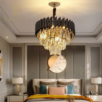European Elegant Living Room K9 Crystal Pendant Lamp