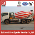 Dongfeng Beton campuran truk 6x4 drive yang Cummins 340hp