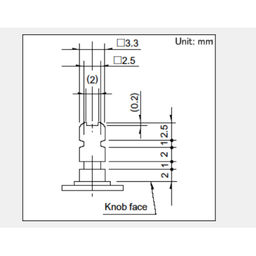 Spun series push switch