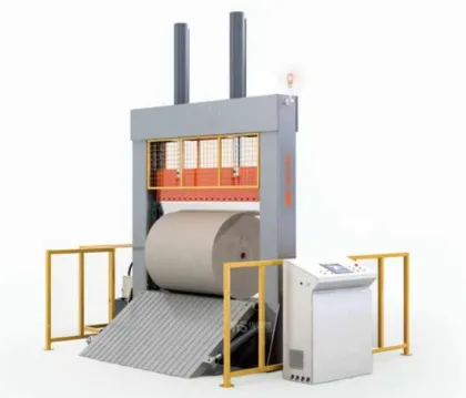 Roll paper guilotine cutter