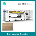 Linha de papelão corrugada Stacker Auto Stacker