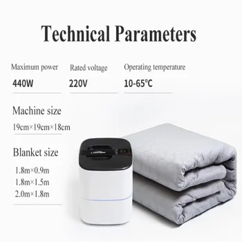 Intelligent Temperature Controller Mattress for Home: Warm Water Circulation Electric Blanket