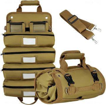 High Quality Waterproof Rolling Tool Carrier with Multi-Pockets