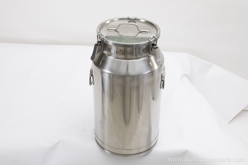 Stainless Milk Bucket with Lid