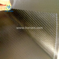 Rollo de tela de cuero de fibra de carbono de sarga de sarga simple