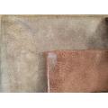 Polyester Bronzing Leather Look for Sofa Textile Fabric