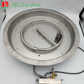 Outdoor Stainless Steel Natural Gas Fire pit pan