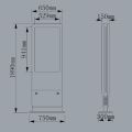 43 polegadas verticais LCD Smart Advertisk Digital Signage Kiosk