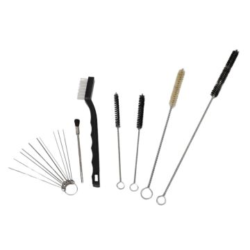 Professional 17-Piece Spray Gun Cleaning Kit with Stainless Steel Needle and Brush Set for Airbrush and Cleaning Repair Tools