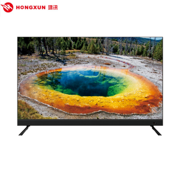 Hongxun Factory Full Screen Hi-Fi Sound Bass LED Smart TV 4K Ultra HD 32-55 Inch QLED