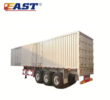 EAST 3 Axles 13m 60Ton Enclosed Cargo Van Box Semi Trailer