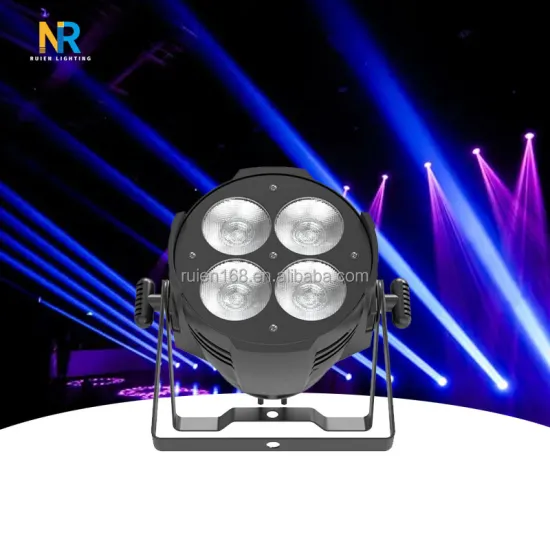 4 Eyes 200W COB PAR Light with DMX512, Dual Color (Warm White & Cool White) 4x50W LED COB Lights