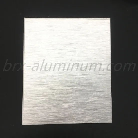 Brushed Anodized Decorative Aluminum Alloy Sheet