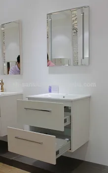 Wall mirror cabinet cheap bathroom furniture set for makeup