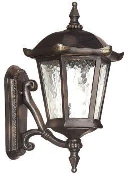 Grey Aluminum Traditional Outdoor Wall Lights Water Proof Retro Balcony Lamp