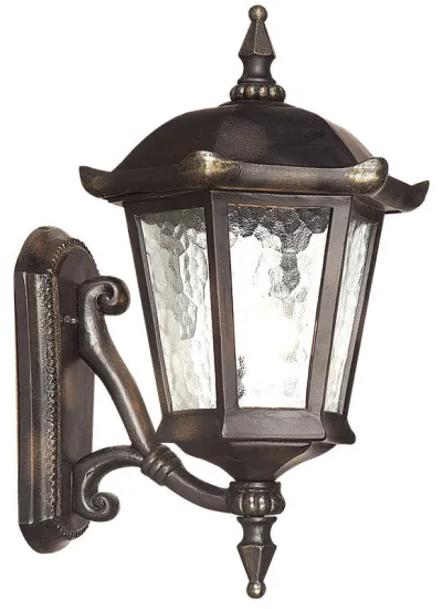 Grey Aluminum Traditional Outdoor Wall Lights Water Proof Retro Balcony Lamp