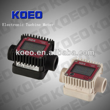 K24 Electronic Turbine Digital Diesel Fuel Fluid Meter