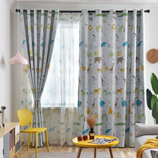 Affordable Wholesale Blackout Curtains and Cute Cartoon Drapes for Kids' Bedrooms