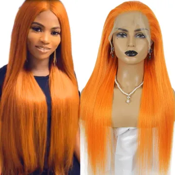 13x4 Lace Front Cuticle Aligned Human Hair Wigs,Color Human Hair Lace Front Wigs Pre-Plucked Brazilian ,Red Lace Wig Human Hair