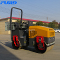 Road Mini Vibratory Roller 1.5 Ton Double Drum Road Roller Compactor