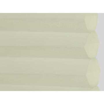 Beige color electric honeycomb blind fabric for door