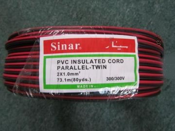 Pvc Insulated Parallel-twin Specialty Wire And Cable With Different Insution Color