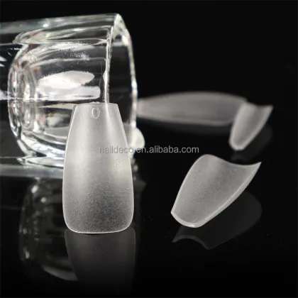 NADECO Gel Tips Full Cover Long Coffin Artificial Fingernails