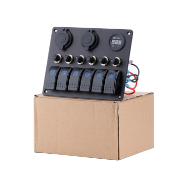 Customized Yacht Cockpit Control Panels with Dual USB Charger and LED Voltmeter