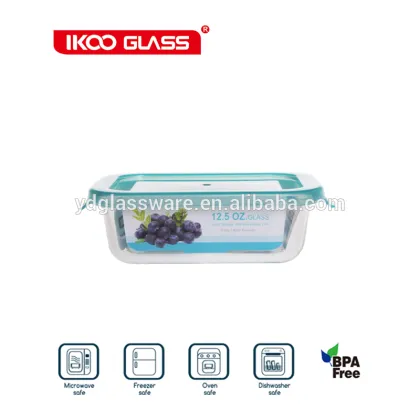 pyrex glass food container glass food storage box non snap lid