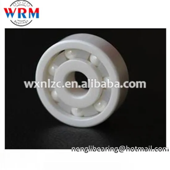 ZrO2 PTFE cage full ceramic ball bearings 608