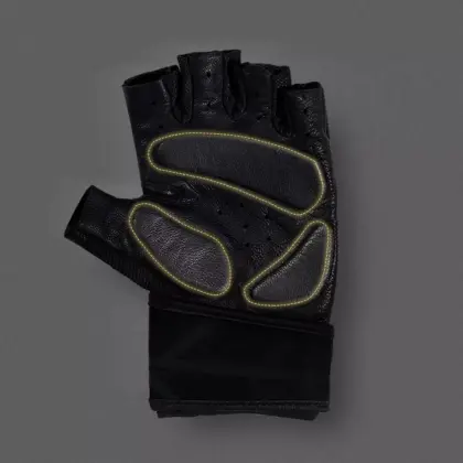 Mobifitness fitness gloves black and white