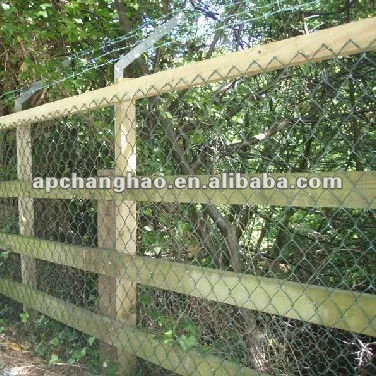 PVC coated chain link fence,electro galvanizing chain link fence