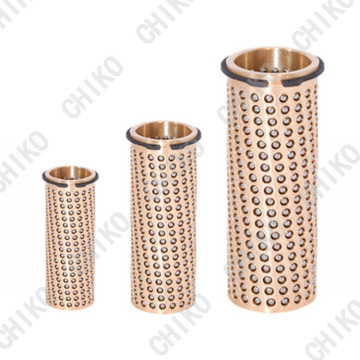 Brass Ball Cage Stamping Die Parts with Circlip Groove - Aluminum Ball Retainer Guide Post Mold Components