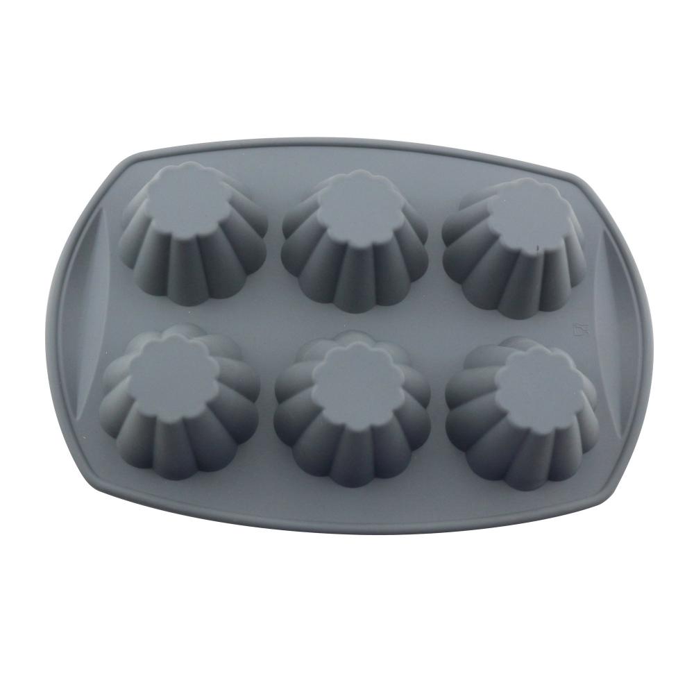 Bolo De Queque De Silicone De Silicone Queque Pan Muffin Pan