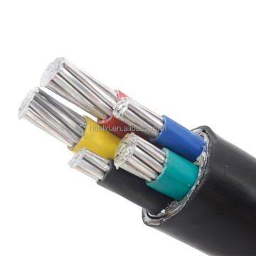 Wholesale Copper Aluminum Core VV/VLV 4 Core Low Voltage Underground Flexible Cable Manufacturer